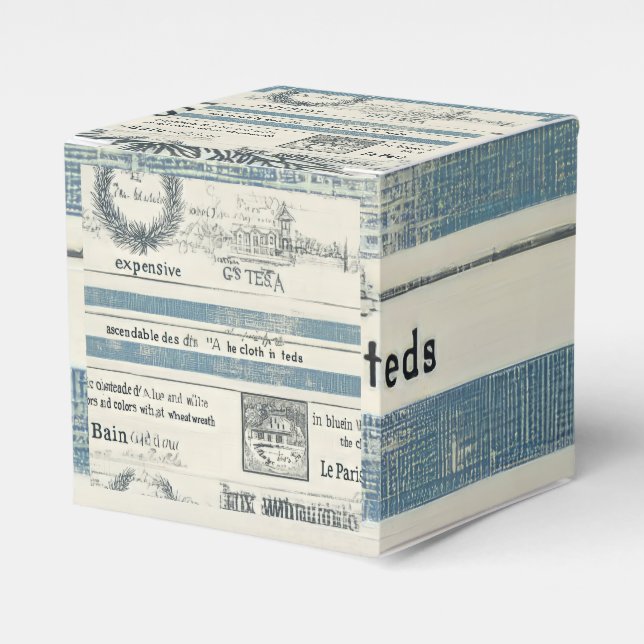 Ballotins Boîte à cadeaux à thème océanique (Verso)