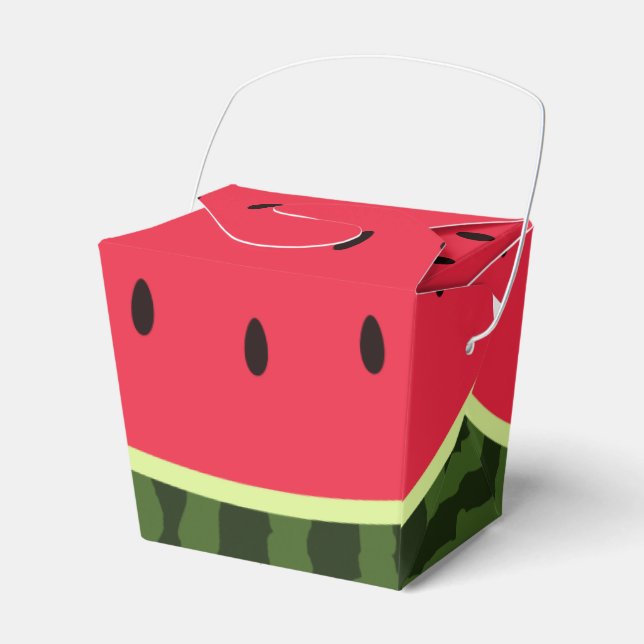 Ballotins Boîte à cadeaux Cute Kawaii Watermelon (Verso)