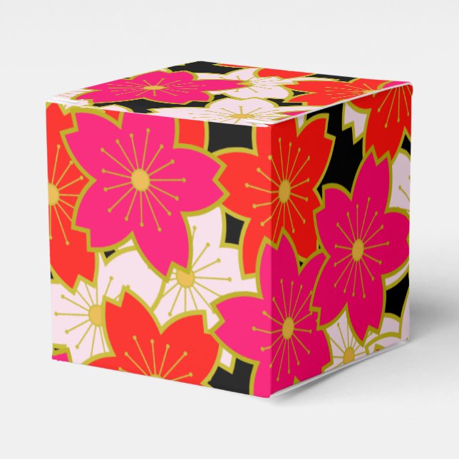 Ballotins Boîte à cadeaux japonais Kimono motif (Verso)