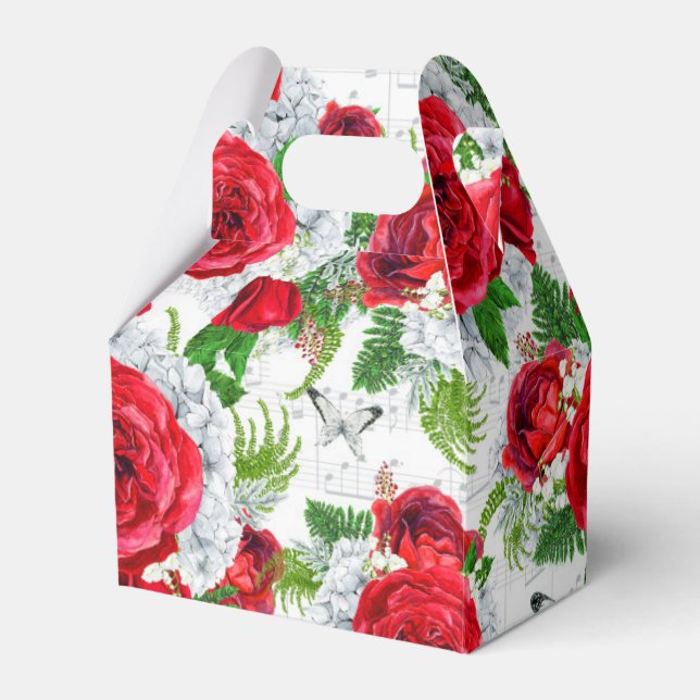 Ballotins Boîte à cadeaux Rose romantique (Verso)