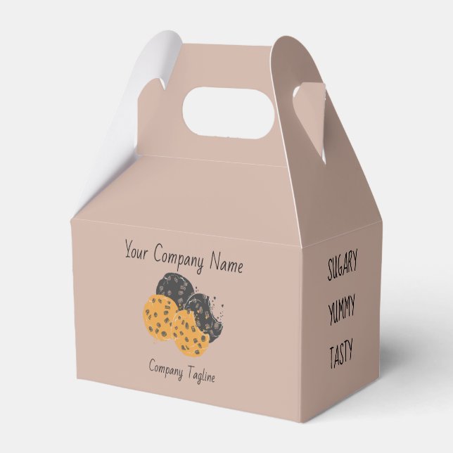 Ballotins Boîte à cookies customisée (Verso)