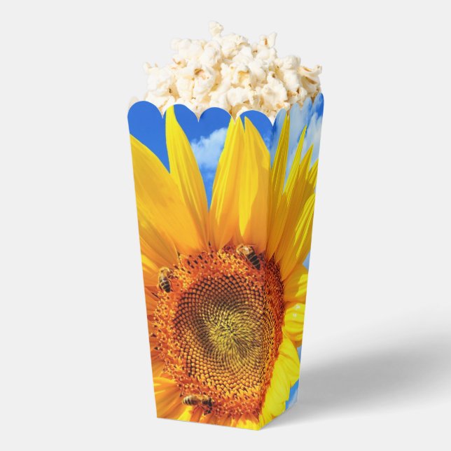 Ballotins Boîte à maïs tournesol et abeilles (Sauté)