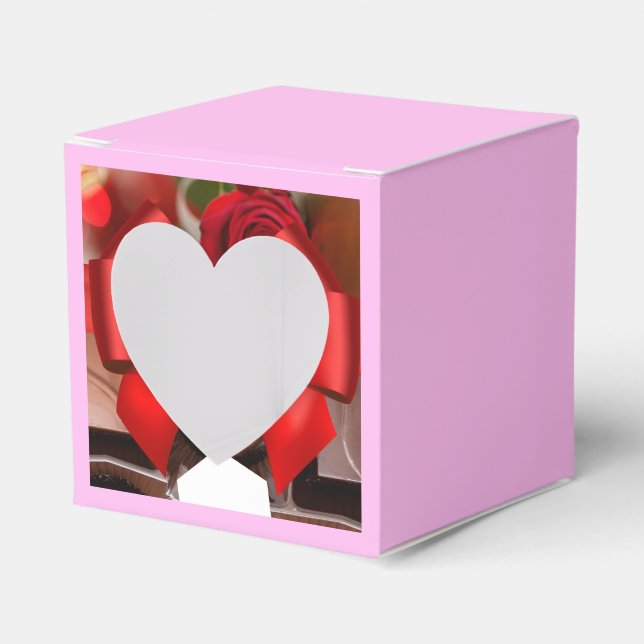 Ballotins Boîte à présentation de tissu de Valentine (Verso)