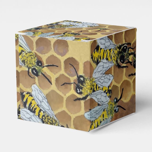 Ballotins boîte cadeau abeille (Verso)