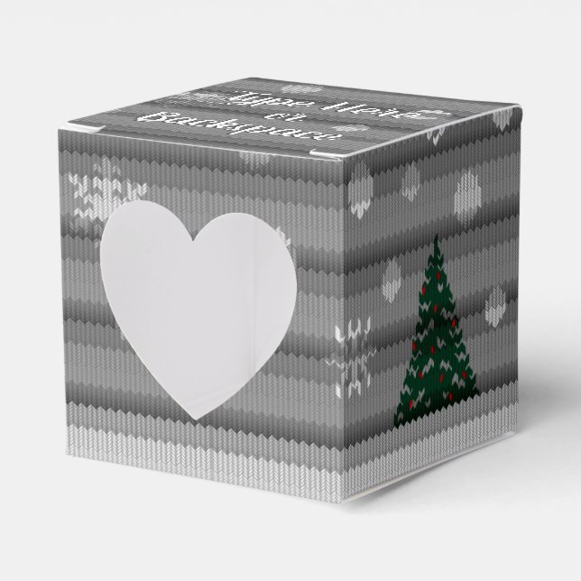 Ballotins Boîte Cadeau Arbre de Noël Boîte Cadeaux Personnal (Verso)