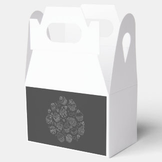 Ballotins Boîte cadeau avec design de cupcake simple