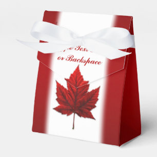Ballotins Boîte-cadeau Canada personnalisé Sac-cadeau drapea
