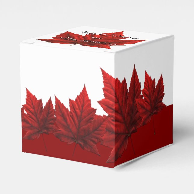 Ballotins Boîte-cadeau Canada Personnalisez les boîtes-cadea (Verso)