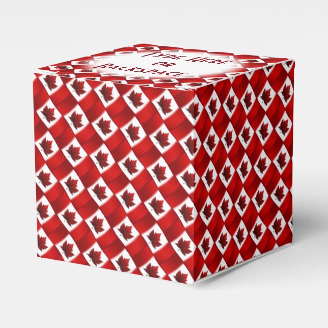 Ballotins Boîte cadeau Canada Personnalisez les boîtes cadea (Verso)