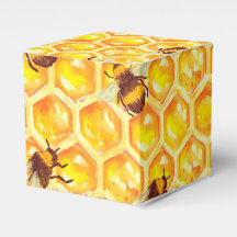 Boîte cadeau d'abeille miel