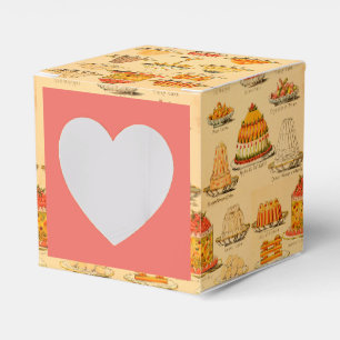 Ballotins Boîte cadeau de desserts vintage