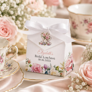 Ballotins Boîte-cadeau de faveur de déjeuner de mariage rose