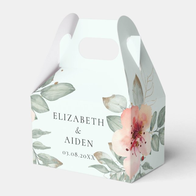 Ballotins Boîte cadeau de Floral Wedding Collection (Verso)