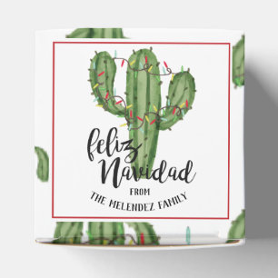 Ballotins Boîte cadeau de Noël Feliz Navidad