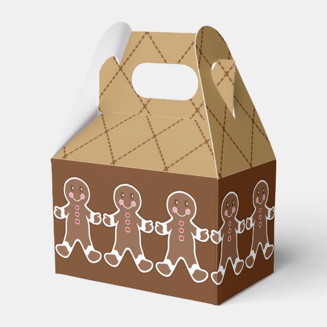 Ballotins Boîte cadeau de Noël Gingerbread Boys (Verso)