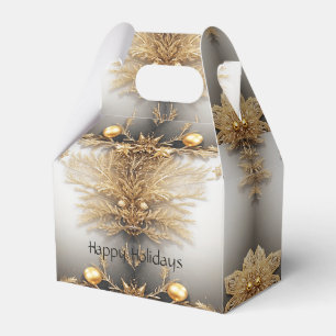 Ballotins Boîte cadeau de vacances décorative or unique