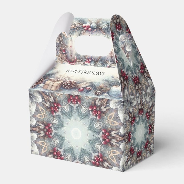 Ballotins Boîte cadeau de vacances hiver (Verso)