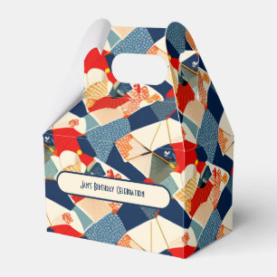 Ballotins Boîte cadeau design coloré japonais   Personnalisé