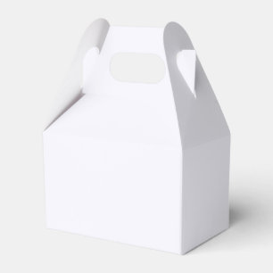 Ballotins Boîte cadeau en forme de pignon blanc fantôme