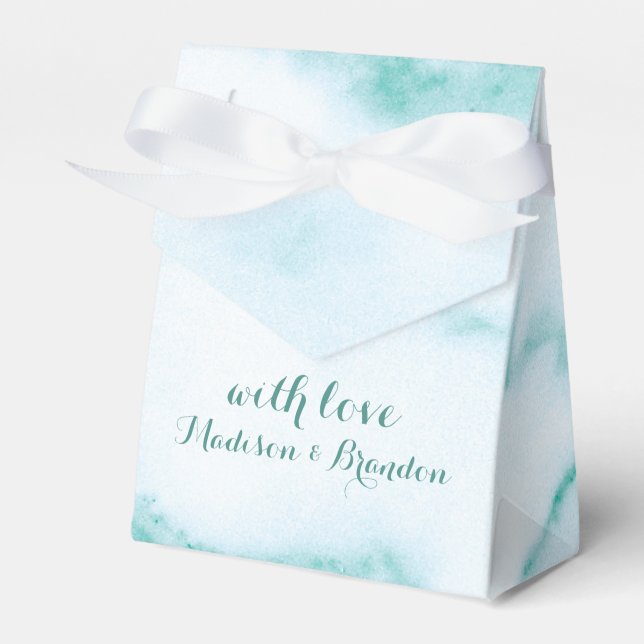 Ballotins Boîte cadeau en marbre turquoise (Verso)