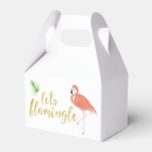 Ballotins Boîte-cadeau faite sur commande de Flamant rose -