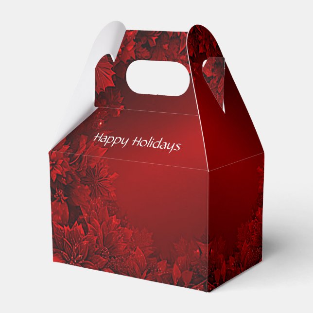 Ballotins Boîte Cadeau Floral Feuille (Verso)