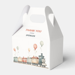 Ballotins Boîte-cadeau Gable Personnalisable À Thème Train/B