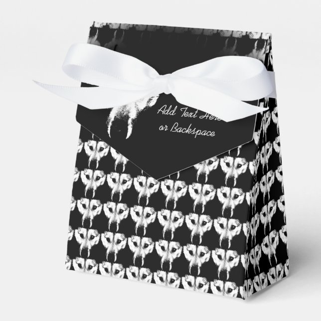 Ballotins Boîte cadeau Husky Personnalisez les boîtes cadeau (Verso)