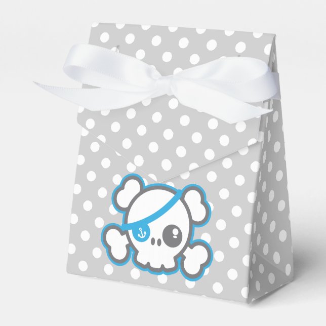 Ballotins Boîte cadeau Kawaii Pirate Skull (Verso)