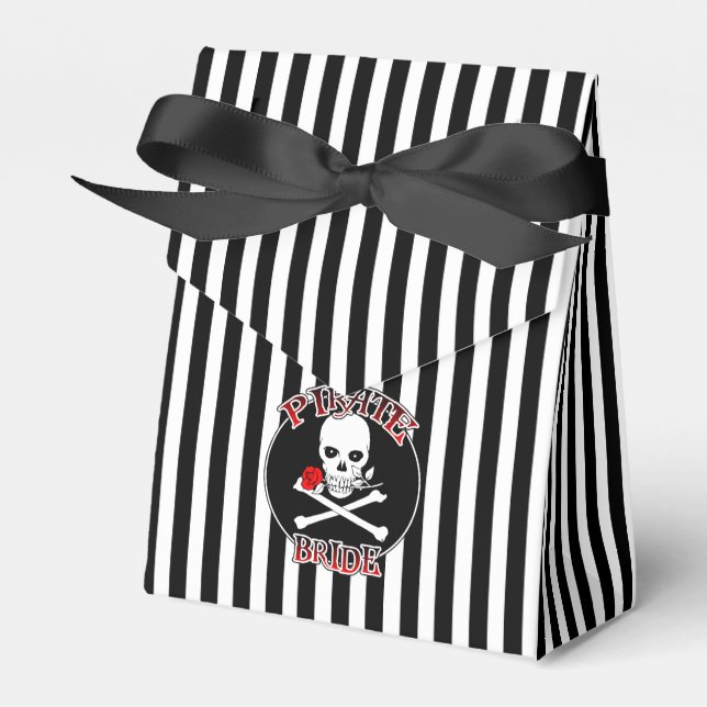 Ballotins Boîte cadeau Mariée Pirate (Verso)