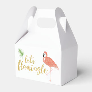 Ballotins Boîte cadeau personnalisée Flamant rose - Gable