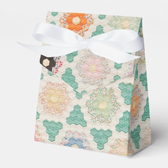 Ballotins Boîte-cadeau piquée de faux (Verso)