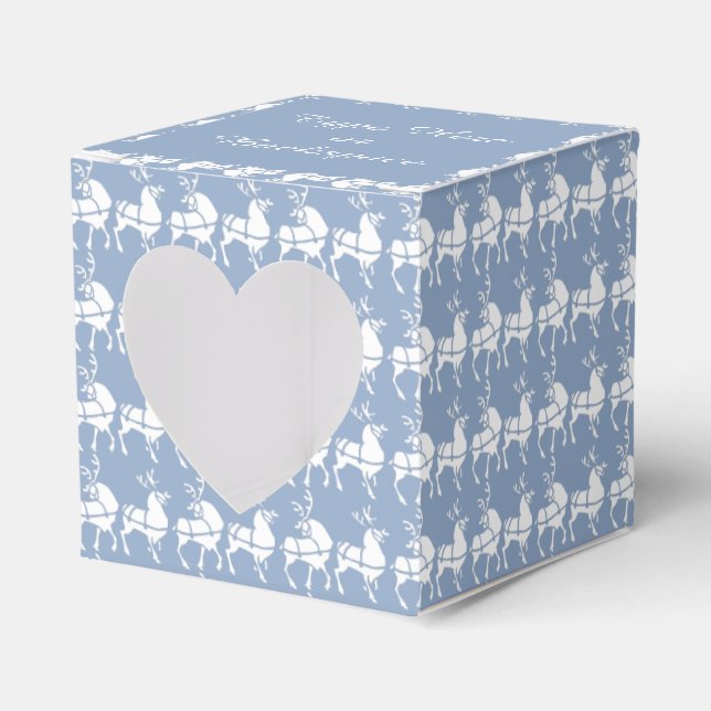 Ballotins Boîte cadeau Reindeer Personnalisez les boîtes cad (Verso)