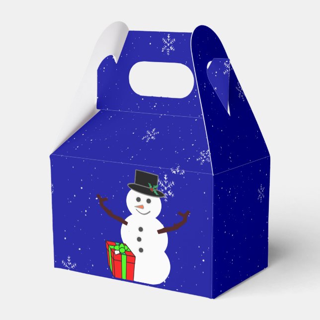 Ballotins Boîte cadeau Snowman (Arrière)