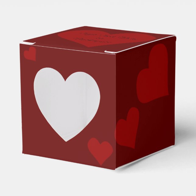 Ballotins Boîte Cadeau Valentine's Personnalisé Love Boxes (Verso)