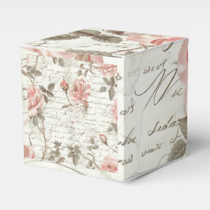 Ballotins Boîte carré - Roses roses roses design