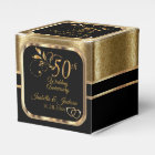 Boîte de cadeau d'anniversaire de mariage élégante