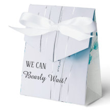 Boîte de cadeau de baby shower en forme de tente b