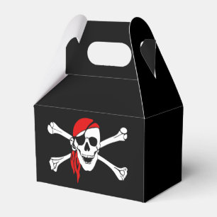 Ballotins Boîte de cadeau de crâne de pirate