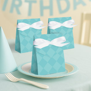 Ballotins Boîte de cadeau de fête à carreaux verts