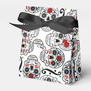 Ballotins Boîte de cadeau de fête d'anniversaire Sugar Skull