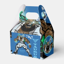 Boîte de cadeau de fête sur le thème du Taureau