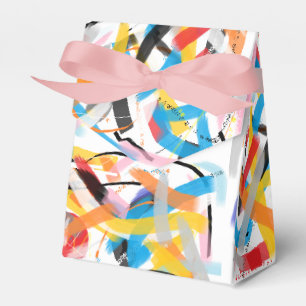 Ballotins Boîte de Cadeau de Peinture Colorée Vibes Positive