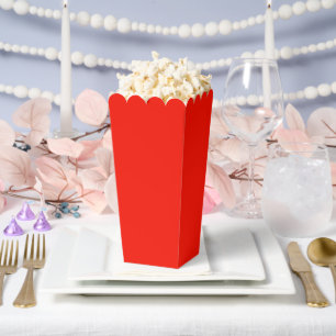 Ballotins Boîte de cadeau de pop-corn rouge cerise Apple