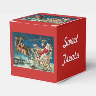 Ballotins Boîte de cadeaux père Noël et Sleigh