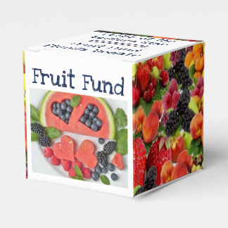 Ballotins Boîte de collecte de pièces de fonds de fruits