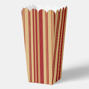 Ballotins Boîte de faveur à rayures minimalistes