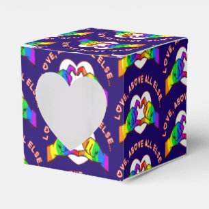 Ballotins Boîte de faveur d'amour avant tout