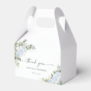Ballotins Boîte de Faveur de Baby Shower Florale Hydrangea B