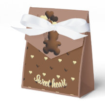 Boîte de faveur de bébé en chocolat mignon pour Ba
